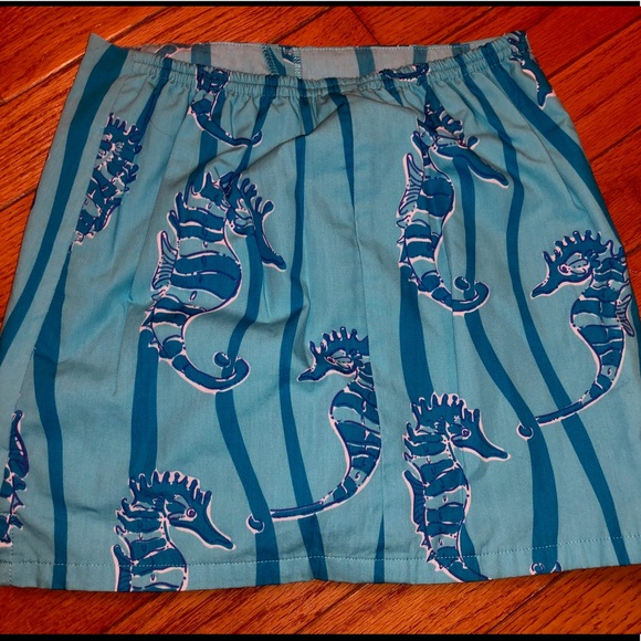 Girl Lily Pulitzer 6X Seahorse Skort - Picture 2 of 5